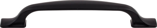 Top Knobs TK864BLK 5-1/16in (128mm) Torbay Pull Flat Black - KnobDepot