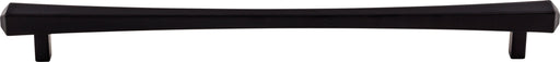 Top Knobs TK817BLK 12in (305mm) Juliet Pull Flat Black - KnobDepot