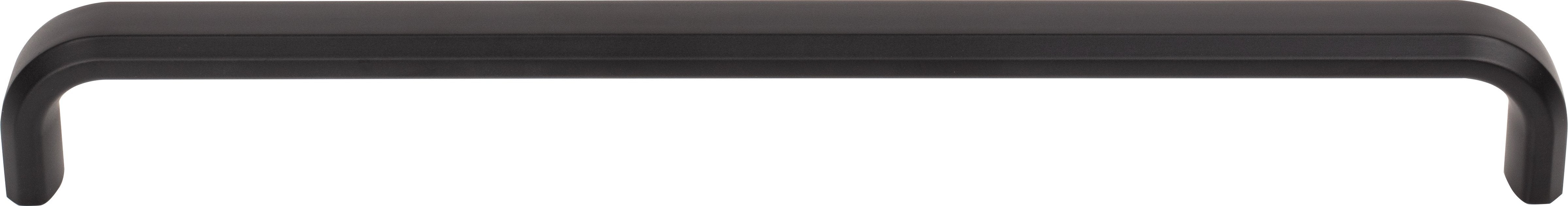 Top Knobs TK3015BLK 8-13/16in (224mm) Telfair Pull Flat Black - KnobDepot