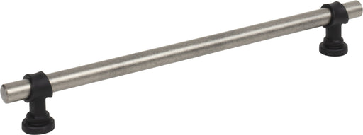 Top Knobs M2755 8-13/16in (224mm) Bit Pull Pewter Antique/Flat Black - KnobDepot