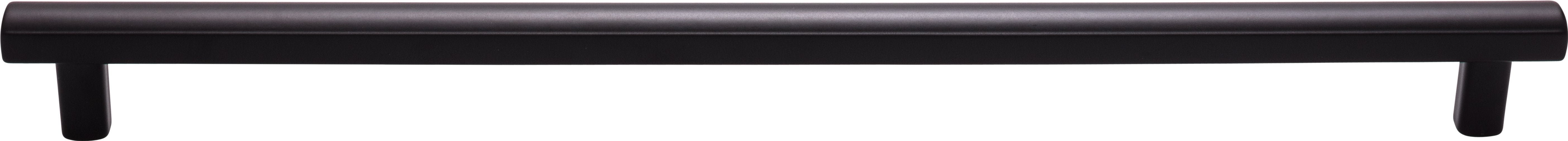 Top Knobs TK909BLK 12in (305mm) Hillmont Pull Flat Black - KnobDepot