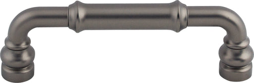 Top Knobs TK883AG 3-3/4in (96mm) Brixton Pull Ash Gray - KnobDepot