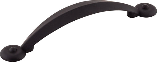Top Knobs M1678 3-3/4in (96mm) Angle Pull Flat Black - KnobDepot