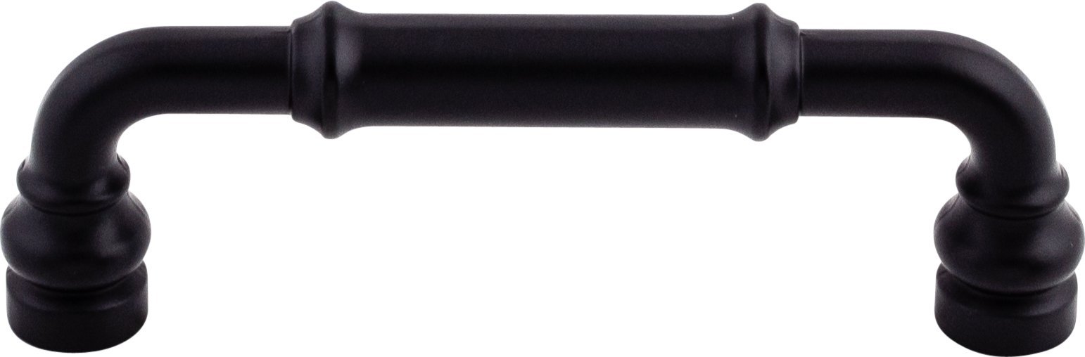 Top Knobs TK883BLK 3-3/4in (96mm) Brixton Pull Flat Black - KnobDepot