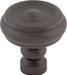 Top Knobs TK882SAB 1-1/4in (32mm) Brixton Button Knob Sable - KnobDepot
