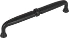 Top Knobs TK1023BLK 6-5/16in (160mm) Henderson Pull Flat Black - KnobDepot