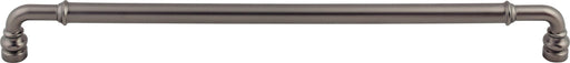 Top Knobs TK888AG 12in (305mm) Brixton Pull Ash Gray - KnobDepot
