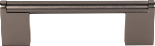 Top Knobs M2444 3-3/4in (96mm) Princetonian Bar Pull Ash Gray - KnobDepot