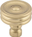 Top Knobs TK881HB 1-1/4in (32mm) Brixton Ridged Knob Honey Bronze - KnobDepot