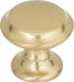Top Knobs TK1050HB 1-1/4in (32mm) Barrow Knob Honey Bronze - KnobDepot
