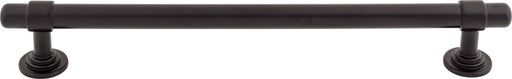 Top Knobs TK3007BLK 12in (305mm) Ellis Appliance Pull Flat Black - KnobDepot