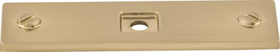 Top Knobs TK741HB 3in (76mm) Channing Backplate Honey Bronze - KnobDepot