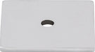 Top Knobs TK95PC 1-1/4in (32mm) Square Backplate Polished Chrome - KnobDepot