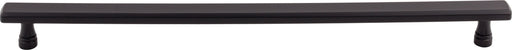 Top Knobs TK857BLK 12in (305mm) Kingsbridge Pull Flat Black - KnobDepot