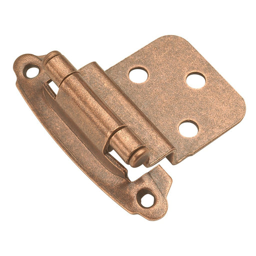Hickory Hardware H-P243-AC Functional/Surface Self-Closing Antique Copper Hinge - Knob Depot