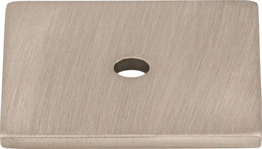 Top Knobs TK95BSN 1-1/4in (32mm) Square Backplate Brushed Satin Nickel - KnobDepot