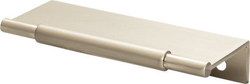 Top Knobs TK971BSN 3in (76mm) Crestview Tab Pull Brushed Satin Nickel - KnobDepot
