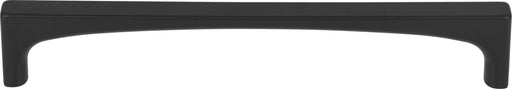 Top Knobs TK1014BLK 6-5/16in (160mm) Riverside Pull Flat Black - KnobDepot