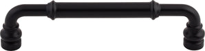 Top Knobs TK884BLK 5-1/16in (128mm) Brixton Pull Flat Black - KnobDepot