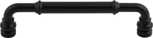 Top Knobs TK884BLK 5-1/16in (128mm) Brixton Pull Flat Black - KnobDepot