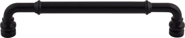 Top Knobs TK885BLK 6-5/16in (160mm) Brixton Pull Flat Black - KnobDepot