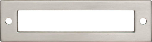 Top Knobs TK924BSN 4-5/16in (110mm) Hollin Backplate Brushed Satin Nickel - KnobDepot