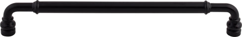 Top Knobs TK887BLK 8-13/16in (224mm) Brixton Pull Flat Black - KnobDepot