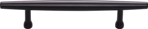 Top Knobs TK963BLK 3-3/4in (96mm) Allendale Pull Flat Black - KnobDepot