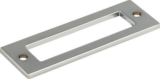 Top Knobs TK923PC 3-1/2in (89mm) Hollin Backplate Polished Chrome - KnobDepot