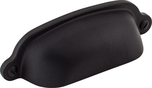 Top Knobs M1684 2-9/16in (65mm) Charlotte Cup Pull Flat Black - KnobDepot