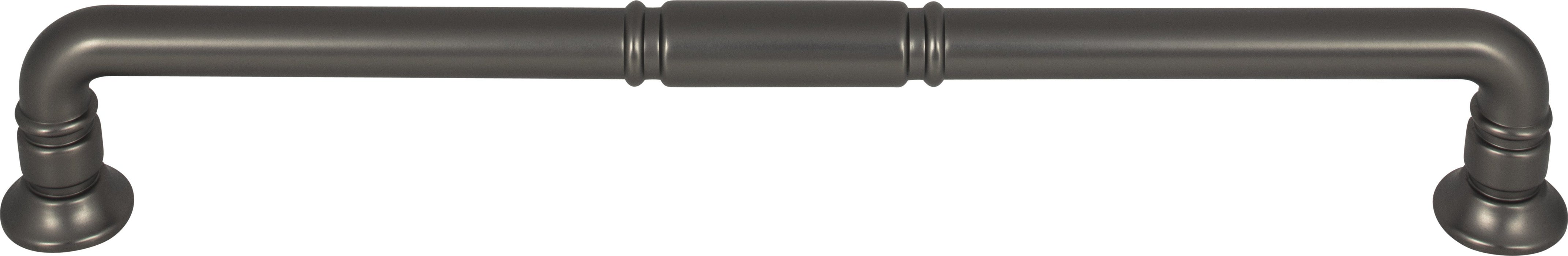 Top Knobs TK1008AG 12in (305mm) Kent Appliance Pull Ash Gray - KnobDepot