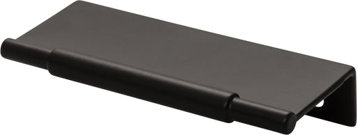 Top Knobs TK971BLK 3in (76mm) Crestview Tab Pull Flat Black - KnobDepot