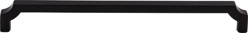 Top Knobs TK3025BLK 8-13/16in (224mm) Davenport Pull Flat Black - KnobDepot