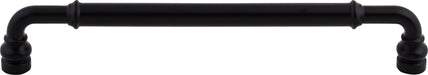 Top Knobs TK886BLK 7-9/16in (192mm) Brixton Pull Flat Black - KnobDepot