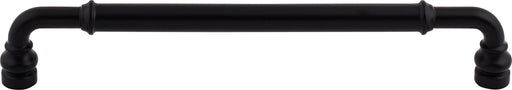 Top Knobs TK886BLK 7-9/16in (192mm) Brixton Pull Flat Black - KnobDepot