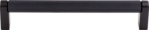Top Knobs M2631 6-5/16in (160mm) Amwell Bar Pull Flat Black - KnobDepot