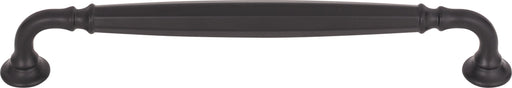 Top Knobs TK1054BLK 7-9/16in (192mm) Barrow Pull Flat Black - KnobDepot