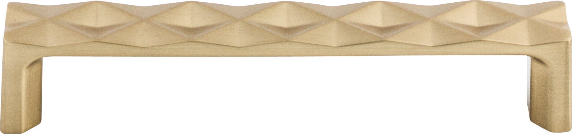 Top Knobs TK562HB 5-1/16in (128mm) Quilted Pull Honey Bronze - KnobDepot