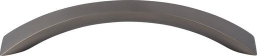 Top Knobs M1577 5-1/16in (128mm) Crescent Flair Pull Ash Gray - KnobDepot