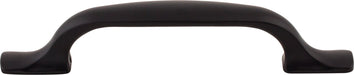 Top Knobs TK863BLK 3-3/4in (96mm) Torbay Pull Flat Black - KnobDepot