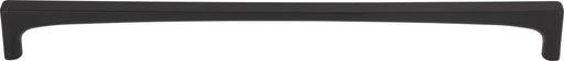 Top Knobs TK1016BLK 8-13/16in (224mm) Riverside Pull Flat Black - KnobDepot