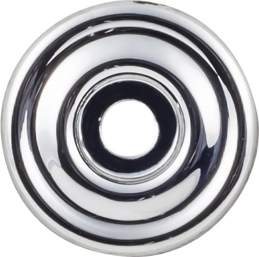 Top Knobs TK890PC 1-3/8in (35mm) Brixton Backplate Polished Chrome - KnobDepot