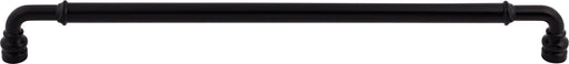 Top Knobs TK888BLK 12in (305mm) Brixton Pull Flat Black - KnobDepot