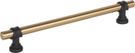 Top Knobs M2741 7-9/16in (192mm) Bit Pull Honey Bronze/Flat Black - KnobDepot
