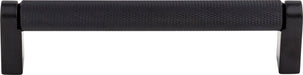 Top Knobs M2630 5-1/16in (128mm) Amwell Bar Pull Flat Black - KnobDepot