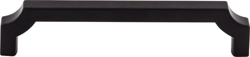 Top Knobs TK3022BLK 5-1/16in (128mm) Davenport Pull Flat Black - KnobDepot