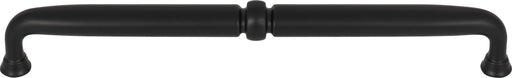 Top Knobs TK1025BLK 8-13/16in (224mm) Henderson Pull Flat Black - KnobDepot