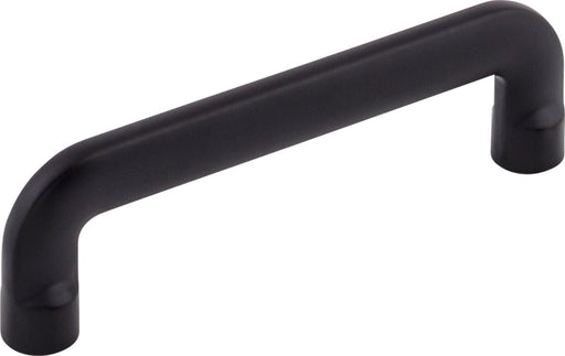 Top Knobs TK3041BLK 3-3/4in (96mm) Hartridge Pull Flat Black - KnobDepot
