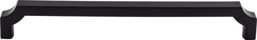 Top Knobs TK3028BLK 18in (457mm) Davenport Appliance Pull Flat Black - KnobDepot
