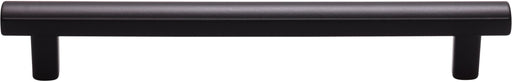 Top Knobs TK906BLK 6-5/16in (160mm) Hillmont Pull Flat Black - KnobDepot